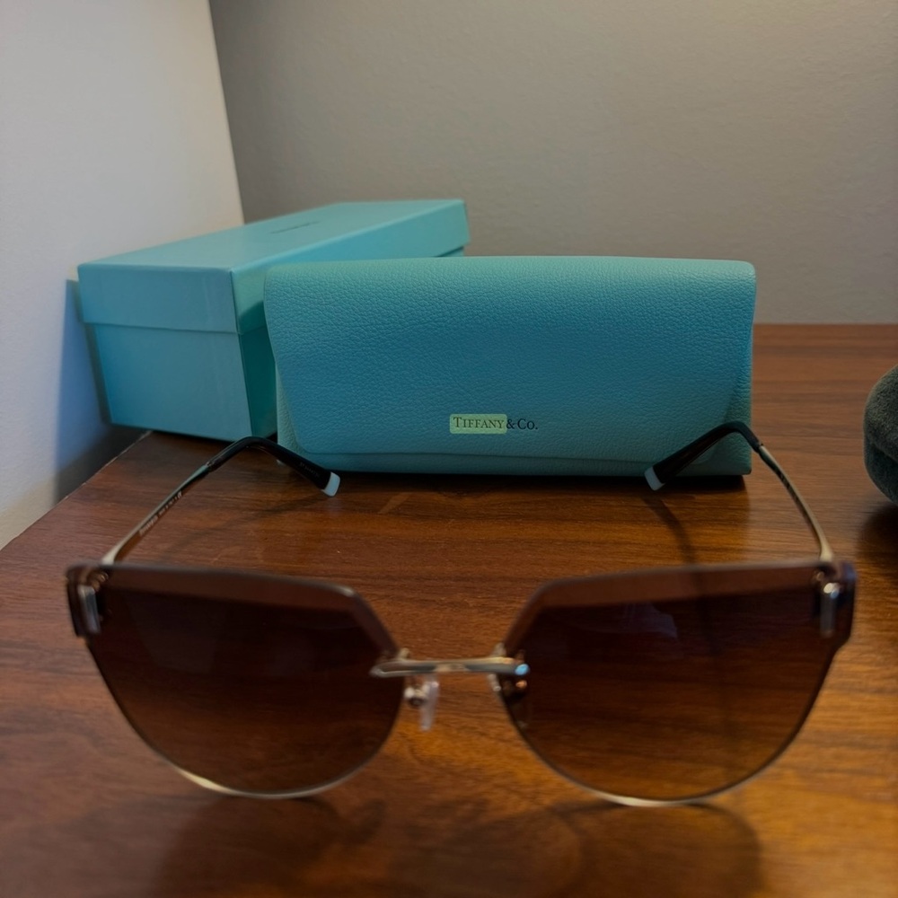 Tiffany & Co. Sunglasses with Teal Accents
